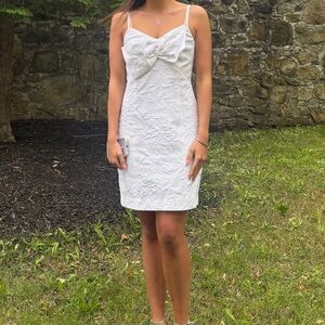 Elegant White Lace Dress